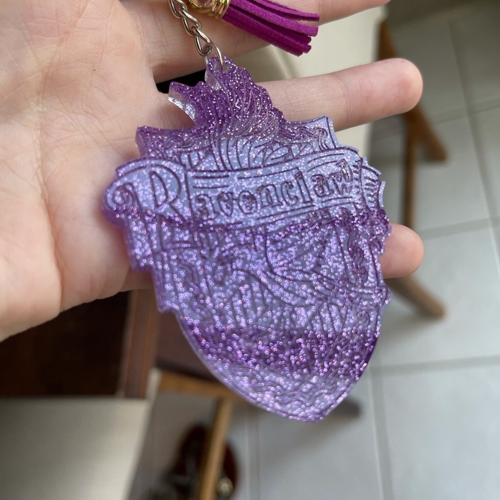 🎉🎉HP🎉🎉 Handmade RAVENCLAW House Keychain Harry Potter - Picture 3 of 6